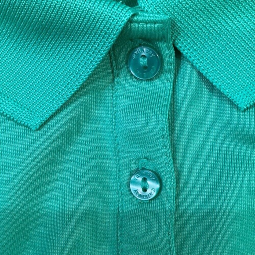 Callaway Golf Polo Women's Short Sleeve Opti-Dri Shirt Columbia Green Plus XXL - Picture 10 of 16